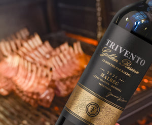 Jantar Experiência - Malbec & Parrilla - Trivento Golden Reserve