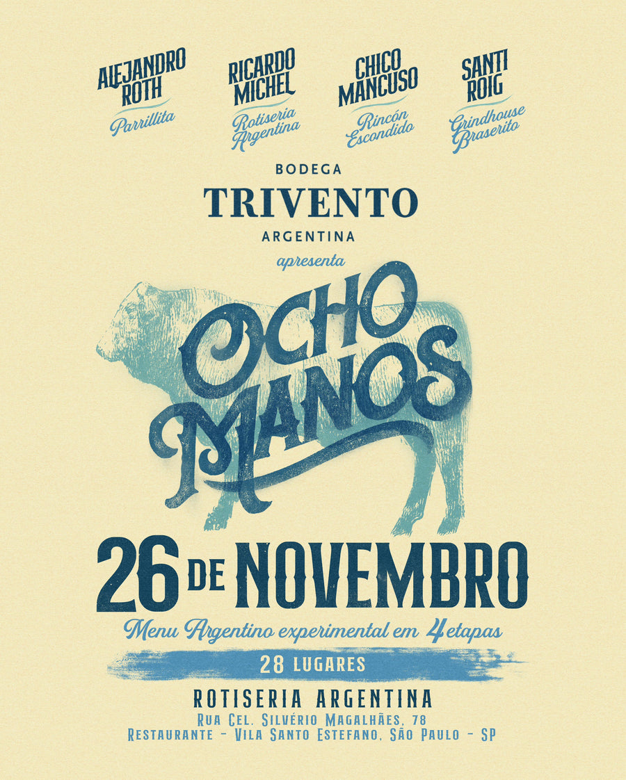 Ocho Manos by Bodega Trivento - Local: Rotiseria Argentina